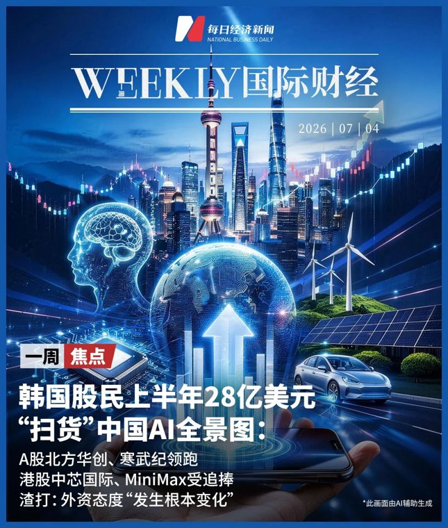 韩国股民押注中国AI，半年28亿美元“扫货”：A股北方华创、寒武纪遭抢购，港股中芯国际、MiniMax受追捧！渣打：外资态度“发生根本变化”